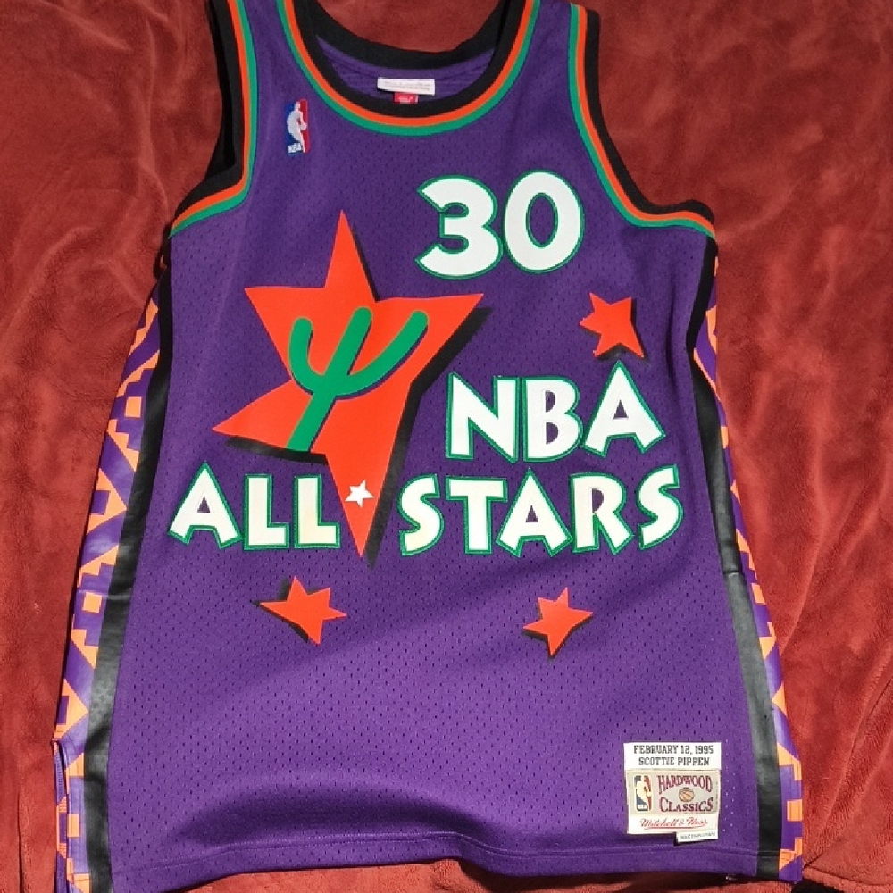 Mitchell & Ness Purple NBA All Stars Scottie Pippen XL Jersey